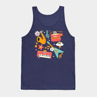 Music instrument set Tank Top